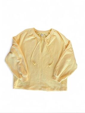 Aerie Butter Yellow Oversized Sweatshirt